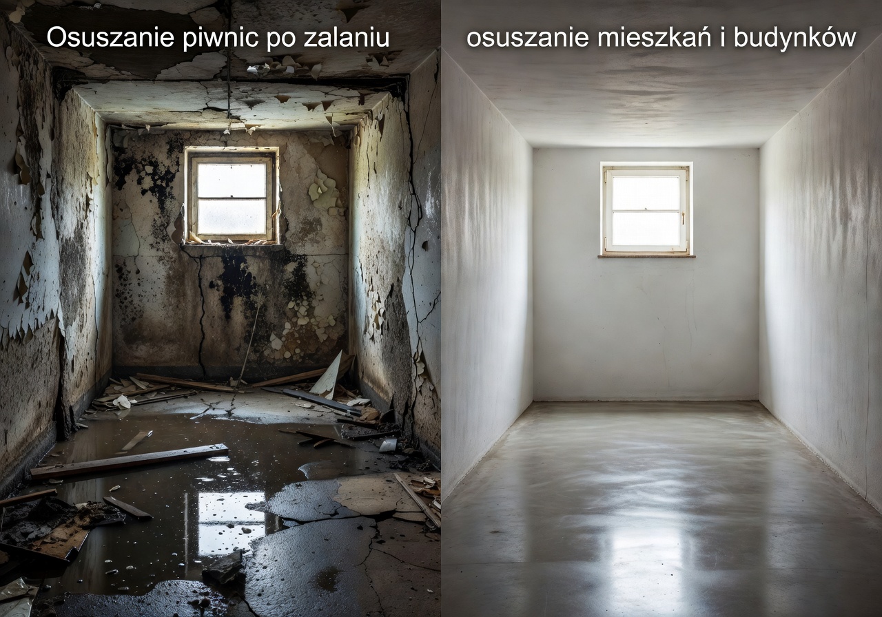 Osuszanie piwnic po zalaniu Poznań